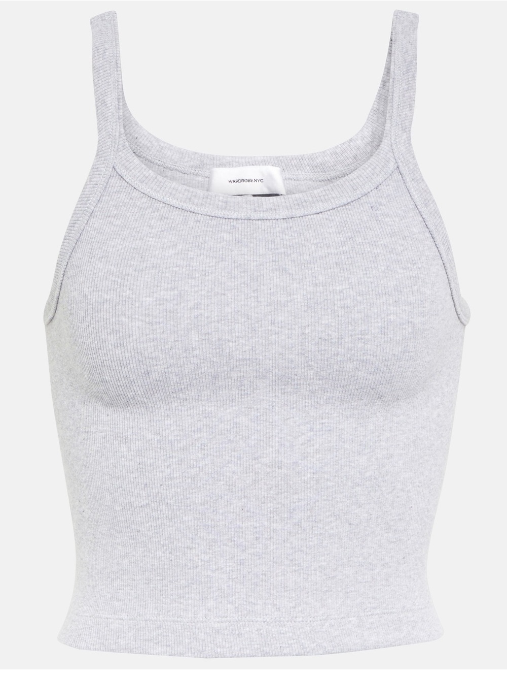 WARDROBE.NYC X HAILEY BIEBER HB Ribbed Tank Top - BNWT in Grey Size: Medium